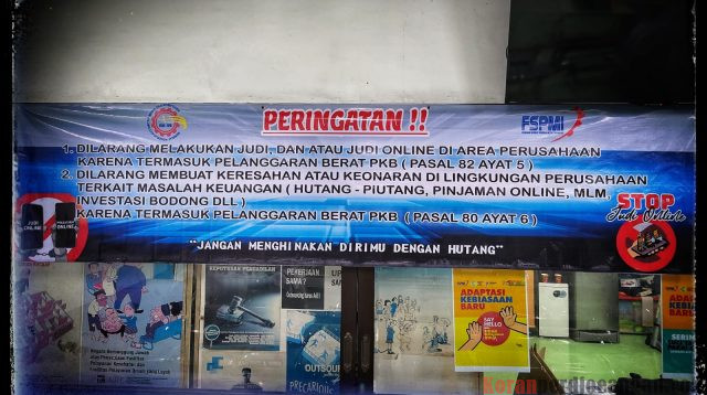 PUK SPAMK FSPMI PT. SAI Edukasi Karyawan tentang Bahaya Judi Online dan Pinjaman Online