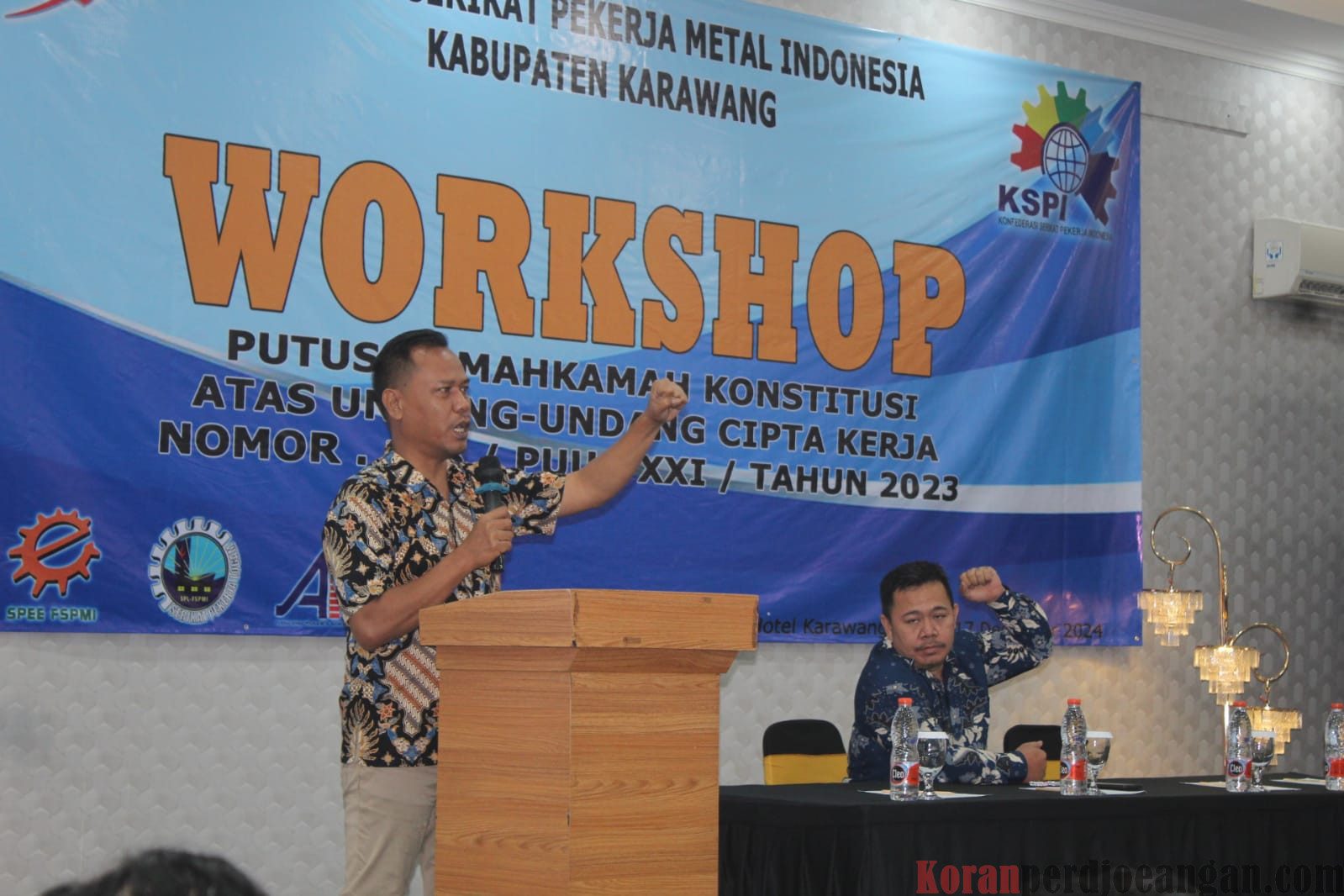 Konsulat Cabang FSPMI Kabupaten Karawang Adakan Workshop Bahas Putusan MK UU Cipta Kerja