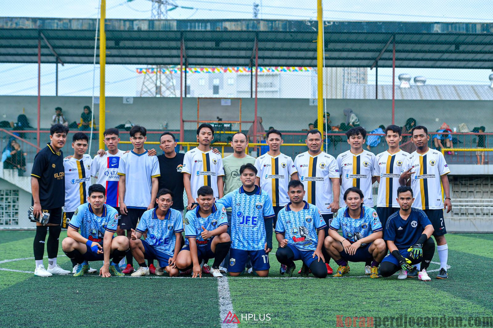 Jalin Silahturahmi, PUK SPL FSPMI JFE Shoji Steel Indonesia Gelar Pertandingan Mini Soccer