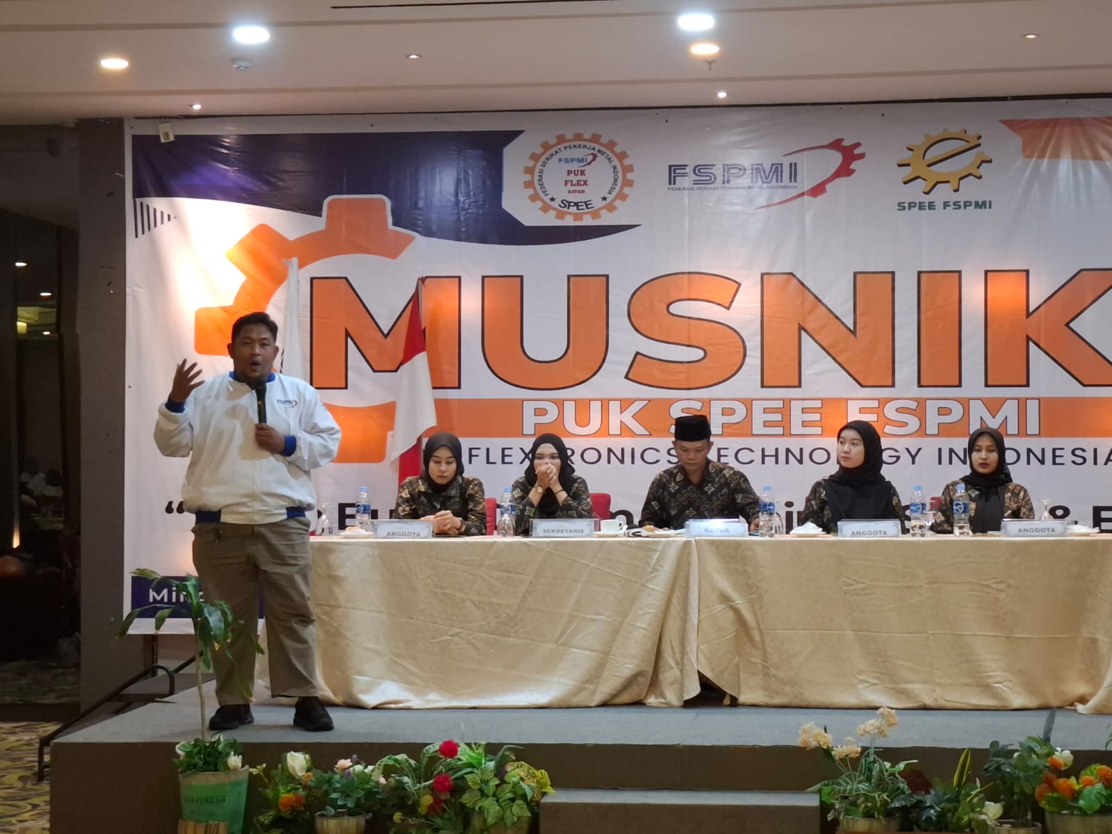 Agung Sutrisno terpilih menjadi Ketua PUK SPEE FSPMI PT.Flextronics Batam periode 2025-2029