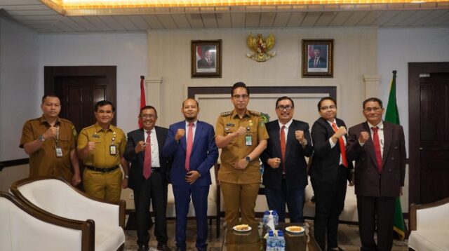 Jonni Silitonga, Ketua DPC Peradi Pergerakan Kota Medan Bersama 4 Orang Pengurus Harian Audensi ke Walikota Medan