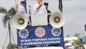 Aksi Buruh KBPP Karawang, Dion Untung Wijaya S.H ; Ada 4 Alasan Kenapa KBPP Aksi di KIIC