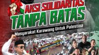 Puluhan Ormas, LSM dan Komunitas Akan Putihkan Jalan Ahmad Yani Dalam Aksi Solidaritas Tanpa Batas, Masyarakat Karawang Untuk Palestina